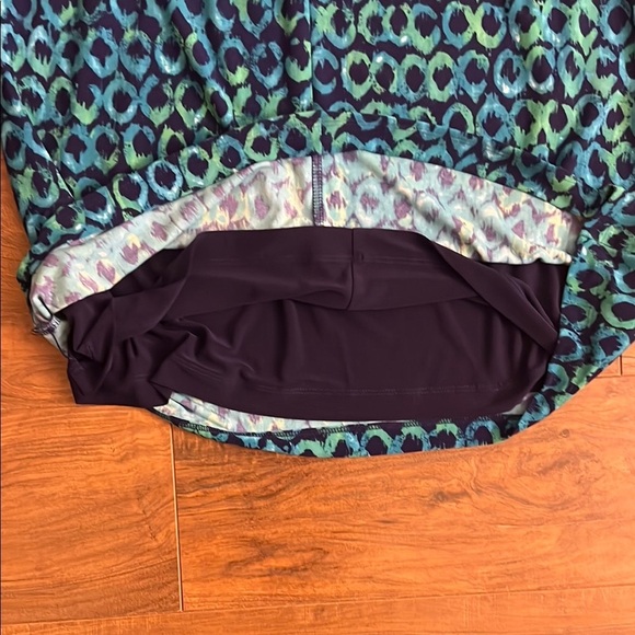 Lauren Ralph Lauren Blue Sheath Midi Dress with Bateau Neckline - Picture 8 of 12